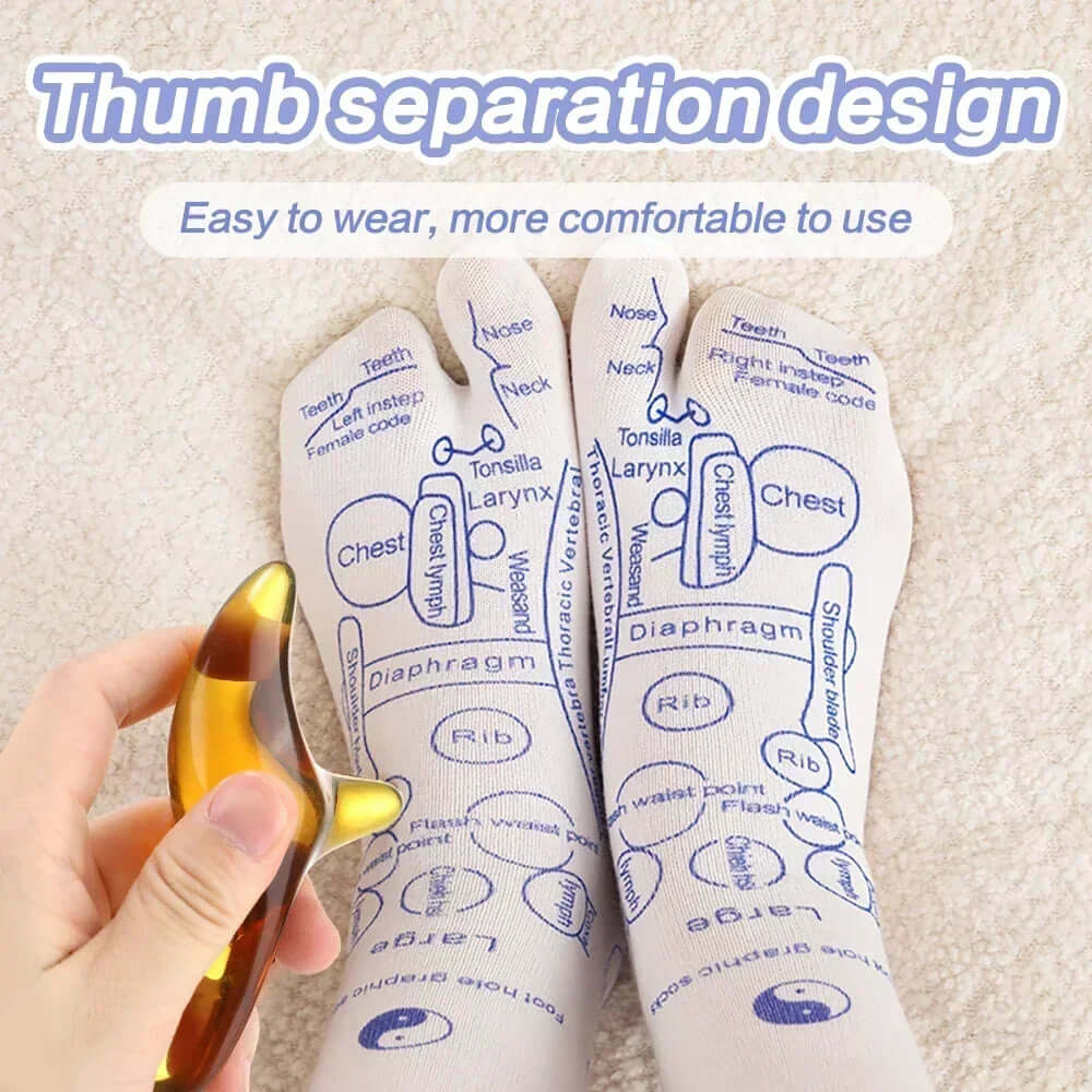 Foot Massage Acupressure Socks Relieve Tired Feet Socks Acupoint Foot Massager Reflexology Socks Physiotherapy Foot Care Tool