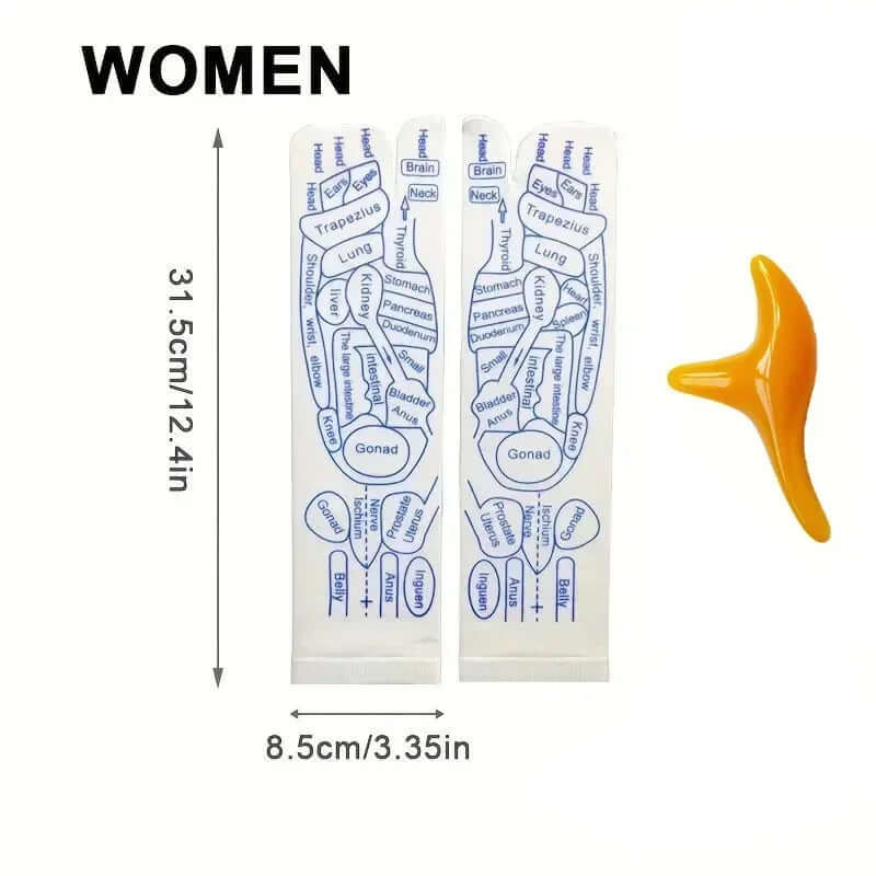 Foot Massage Acupressure Socks Relieve Tired Feet Socks Acupoint Foot Massager Reflexology Socks Physiotherapy Foot Care Tool