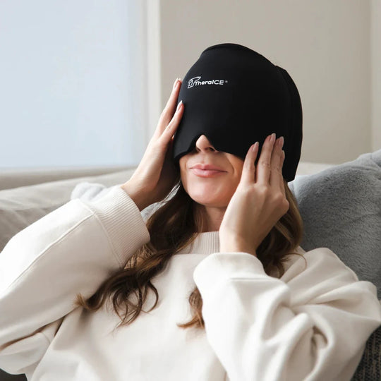 Headache Hat – Soothing Migraine Relief Cap with Cold & Hot Therapy