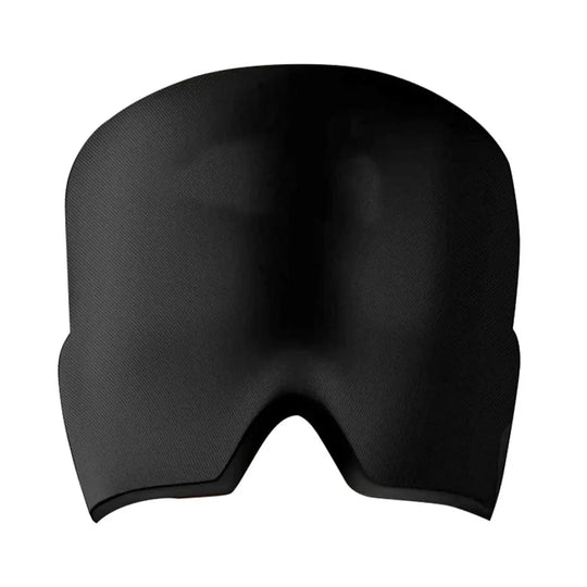 Migraine relief ice cap designed for effective cold therapy and pain relief, featuring a sleek black design for comfortable use.