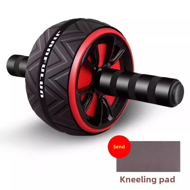  Abdominal wheel with kneeling pad for effective core workouts, featuring a lightweight and portable design.