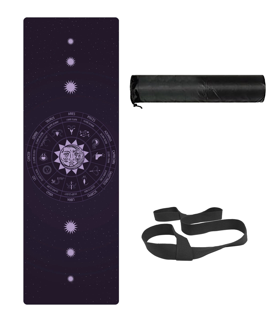 Yoga Mat Premium 6Mm Printting Thick Non Slip Exercise & Fitness Mat for All Types of Yoga, Pilates & Floor Workouts (72" X 24" X 6Mm Thick)