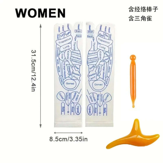 Foot Massage Acupressure Socks Relieve Tired Feet Socks Acupoint Foot Massager Reflexology Socks Physiotherapy Foot Care Tool