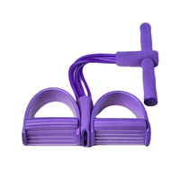 1Pc6-Tube Elastic Yoga Pedal Pull Resistance Band, Suitable for Abdominal/Waist/Arm/Leg Stretching Slimming Training