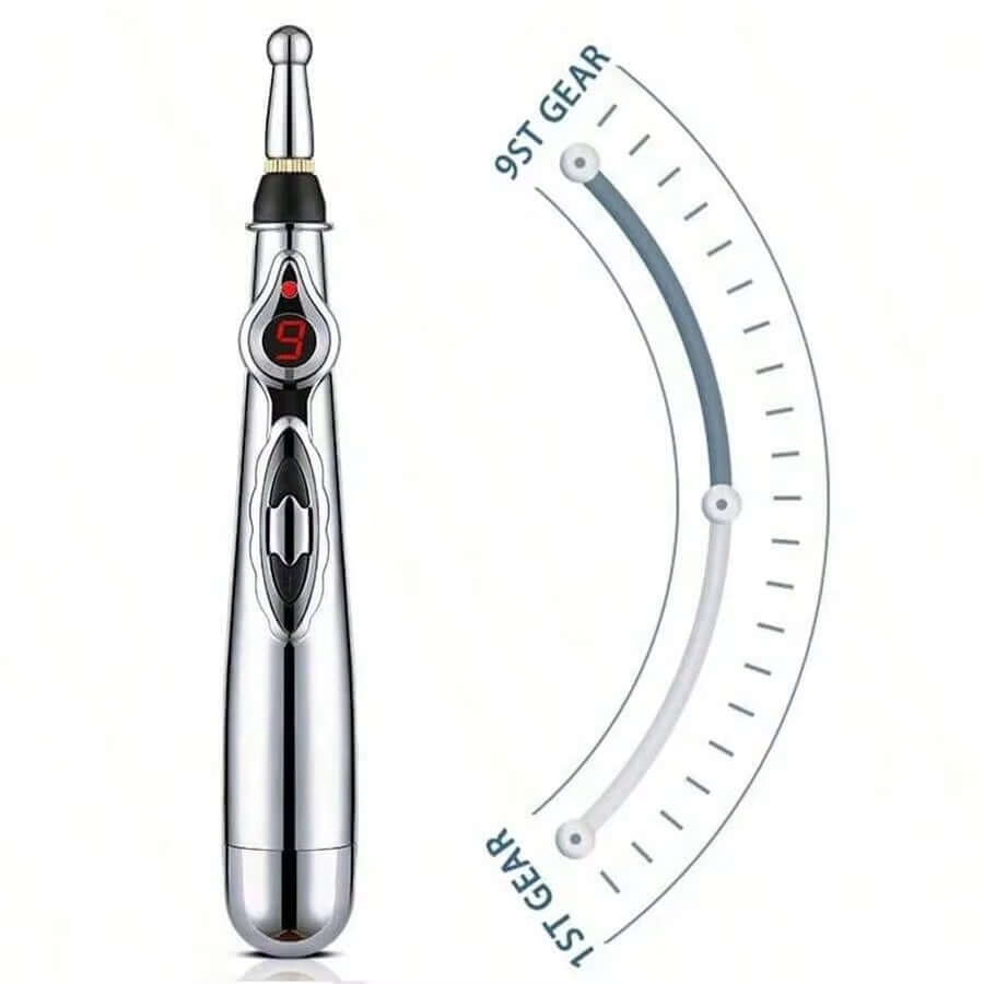 Portable Massage Cushion, Massage Sticker, & Massage Pen Combo Set for Neck, Shoulders & Full Body