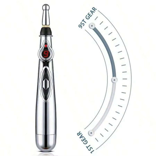 Portable Massage Cushion, Massage Sticker, & Massage Pen Combo Set for Neck, Shoulders & Full Body