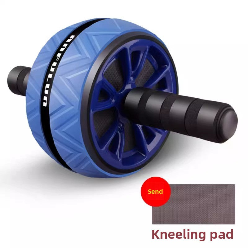  Abdominal wheel with kneeling pad for effective core workouts, featuring a lightweight and portable design.