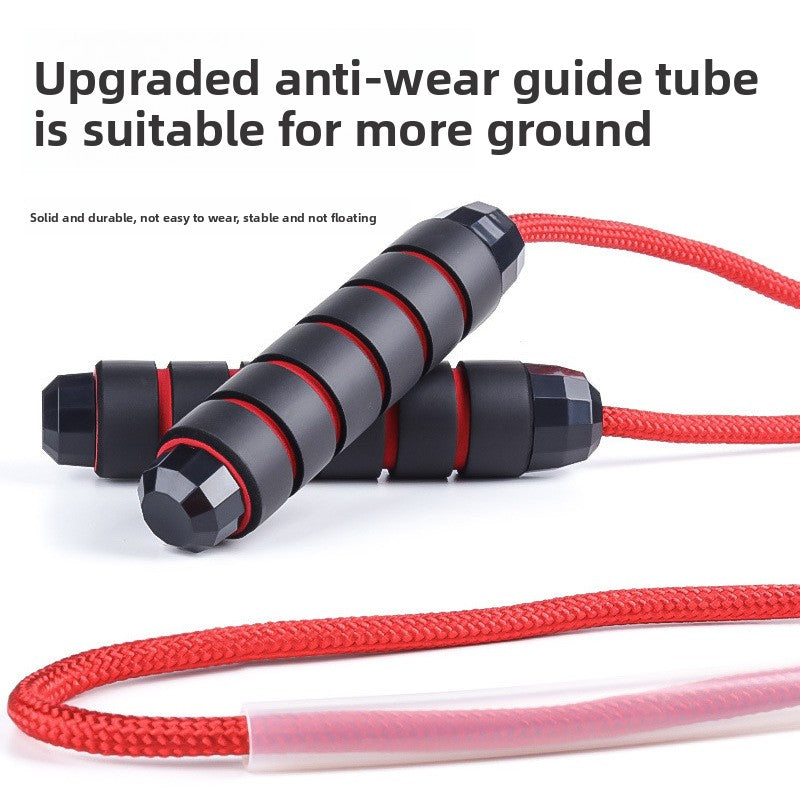 Durable jump rope with a comfortable grip, non-slip thickened foam handle, designed for optimal performance during workouts.