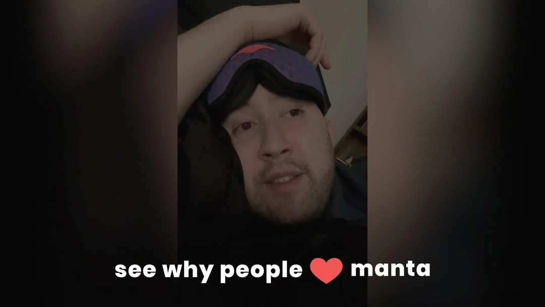 Advanced Sleep Mask - Manta PRO for Ultimate Comfort