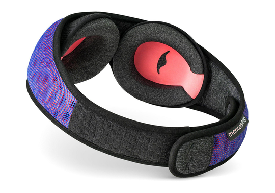Advanced Sleep Mask - Manta PRO featuring vibrant design, true blackout, and C-shaped eye cups for ultimate comfort.