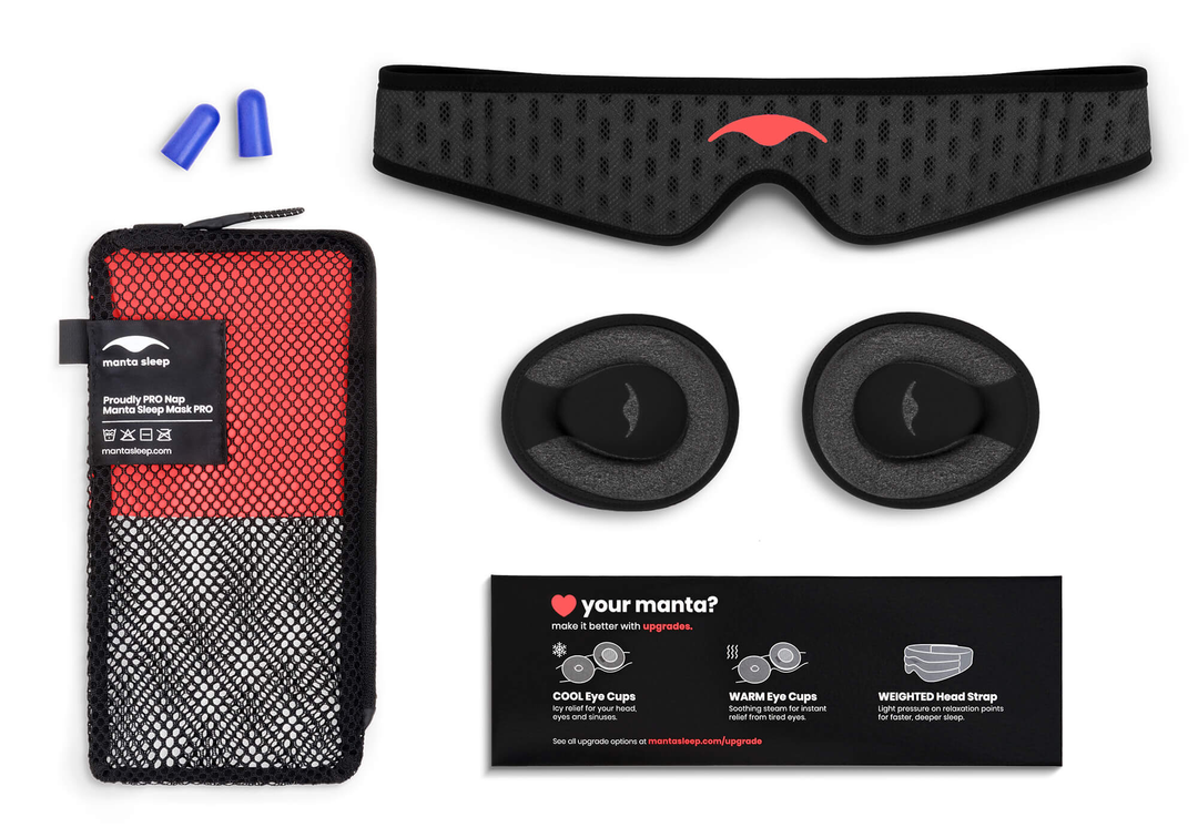 Advanced Sleep Mask - Manta PRO for Ultimate Comfort