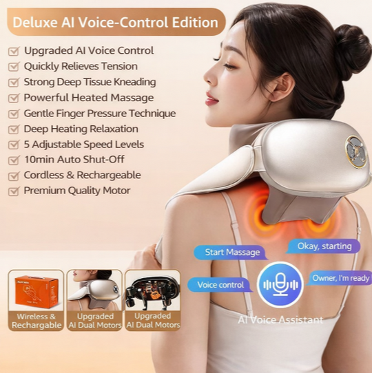 Neck Massager | Shiatsu Hot Compress Pain Relief