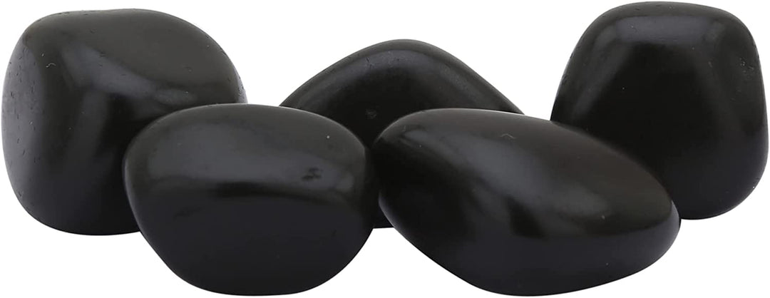 Real Crystals and Healing Stones - Healing Crystals for Beginners- Healing Stones Tumbled Crystals (3, Black Onyx)