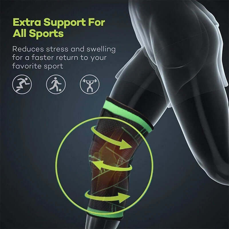 1 Pcs Summer New Knee Pads Braces Sports Support Kneepad Men Women for Arthritis Joints Protector Fitness Compression Sleeve