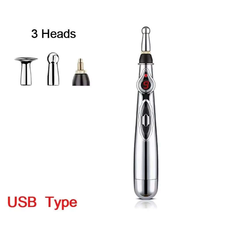 Portable Massage Cushion, Massage Sticker, & Massage Pen Combo Set for Neck, Shoulders & Full Body