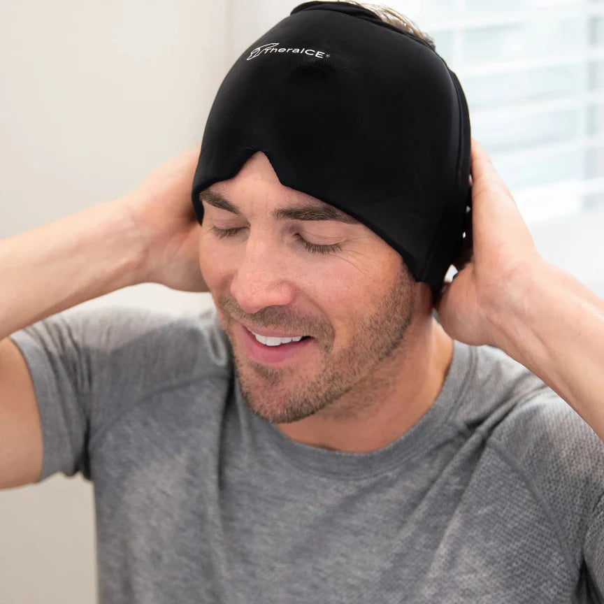 Headache Hat – Soothing Migraine Relief Cap with Cold & Hot Therapy