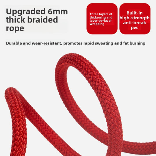 Durable jump rope with a comfortable grip, non-slip thickened foam handle, designed for optimal performance during workouts.