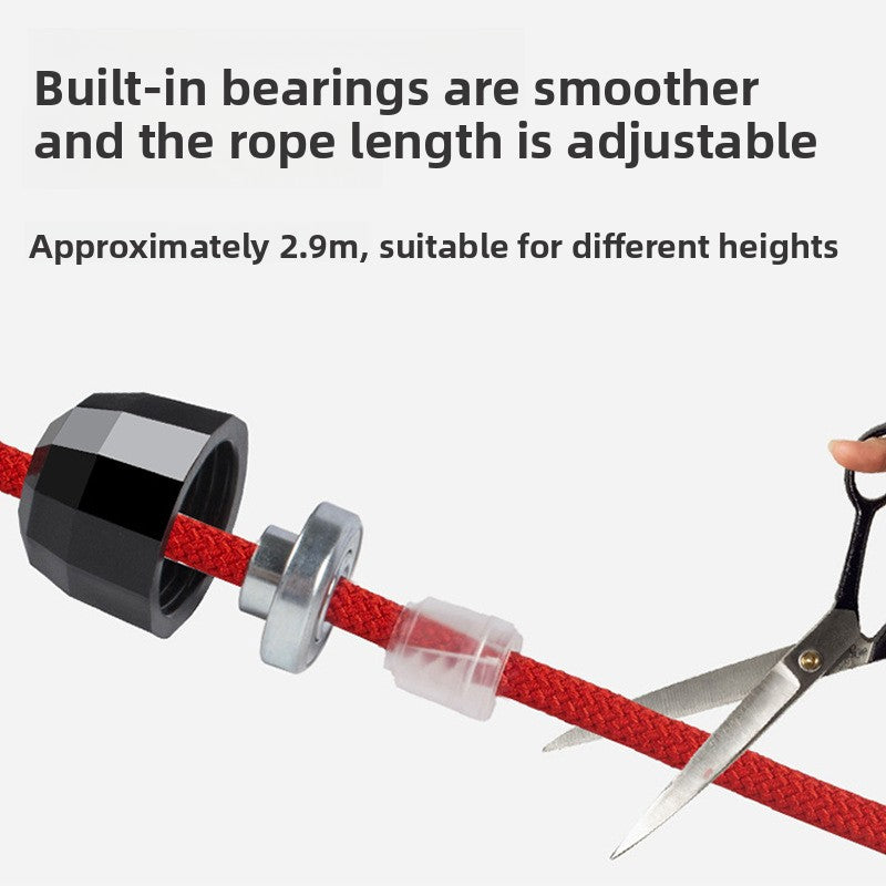 Durable jump rope with a comfortable grip, non-slip thickened foam handle, designed for optimal performance during workouts.