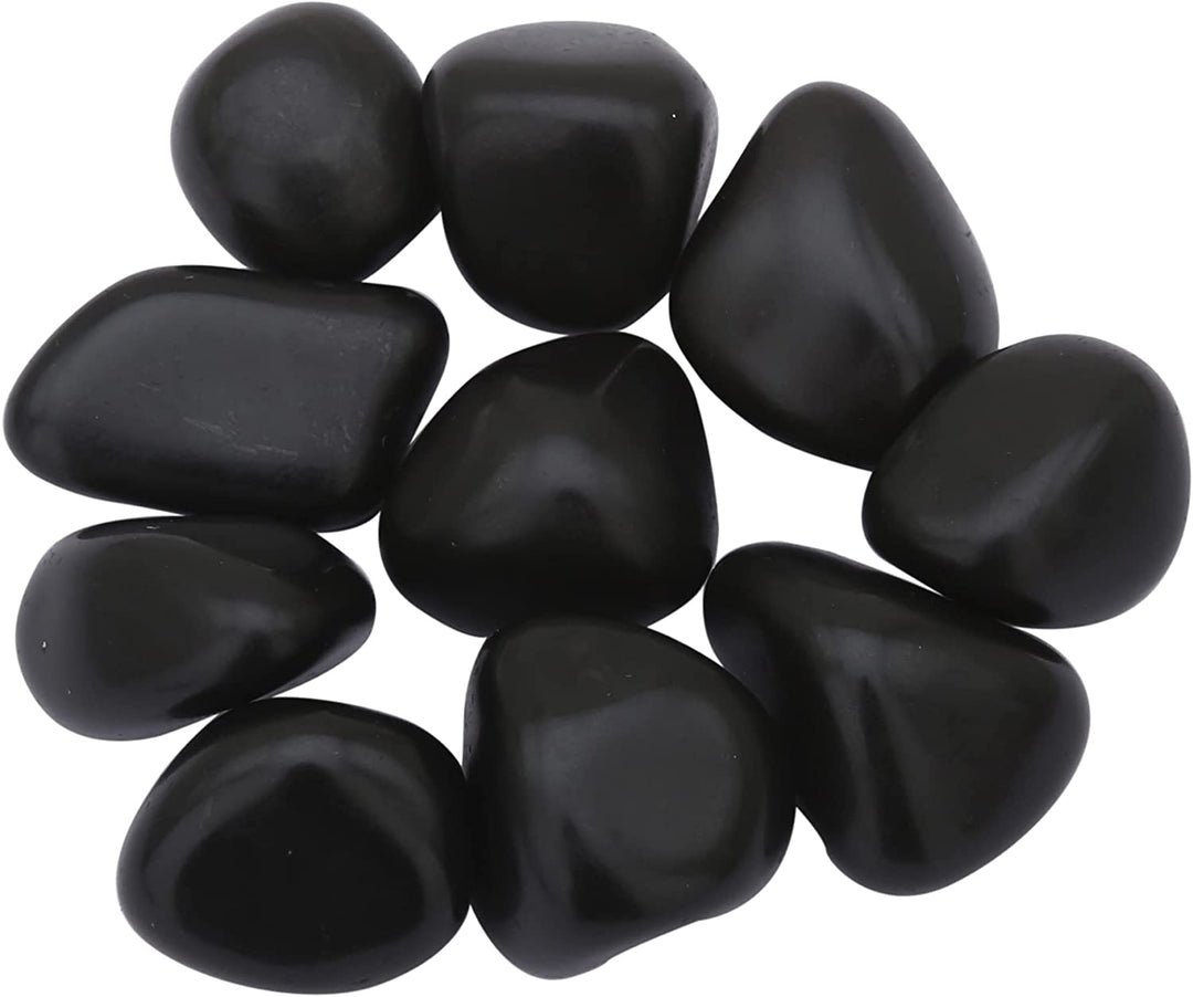 Real Crystals and Healing Stones - Healing Crystals for Beginners- Healing Stones Tumbled Crystals (3, Black Onyx)
