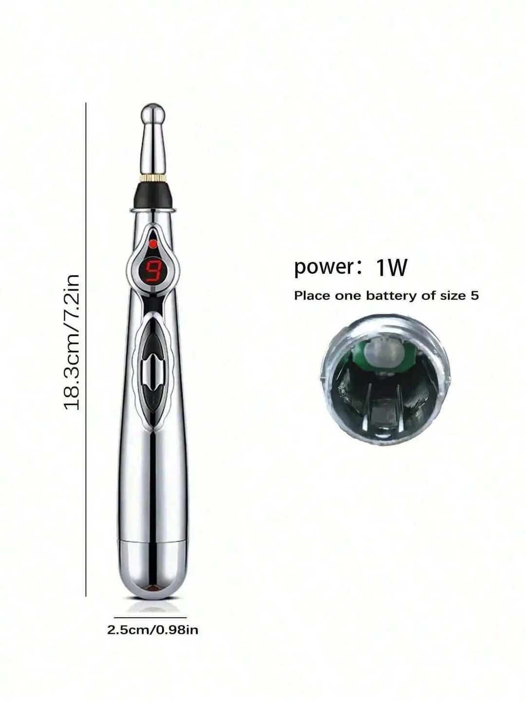 Portable Massage Cushion, Massage Sticker, & Massage Pen Combo Set for Neck, Shoulders & Full Body