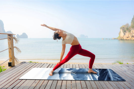 Yoga Mat Premium 6Mm Printting Thick Non Slip Exercise & Fitness Mat for All Types of Yoga, Pilates & Floor Workouts (72" X 24" X 6Mm Thick)