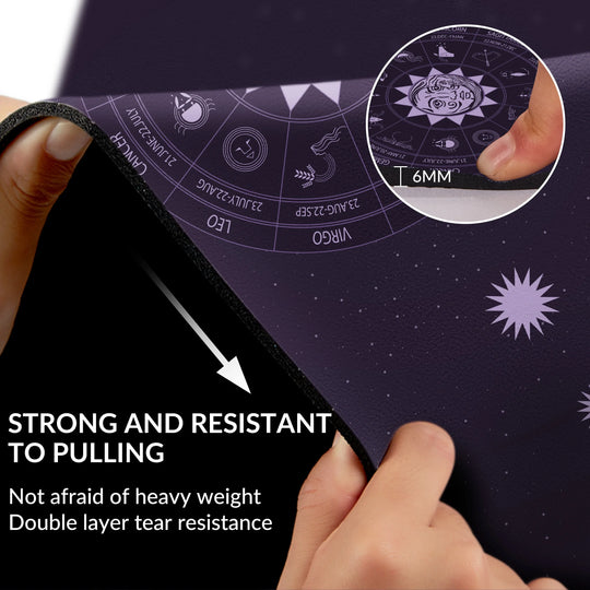 Yoga Mat Premium 6Mm Printting Thick Non Slip Exercise & Fitness Mat for All Types of Yoga, Pilates & Floor Workouts (72" X 24" X 6Mm Thick)