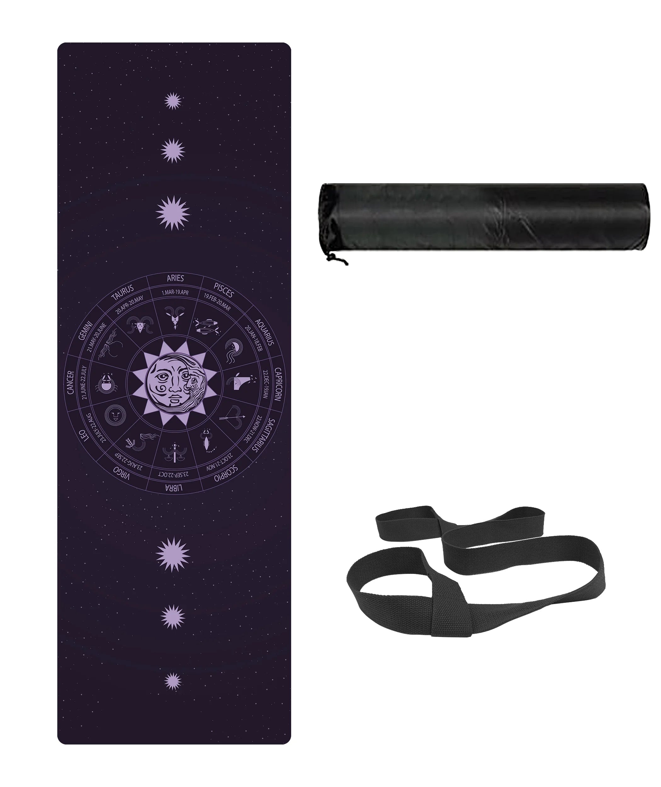 Yoga Mat Premium 6Mm Printting Thick Non Slip Exercise & Fitness Mat for All Types of Yoga, Pilates & Floor Workouts (72" X 24" X 6Mm Thick)