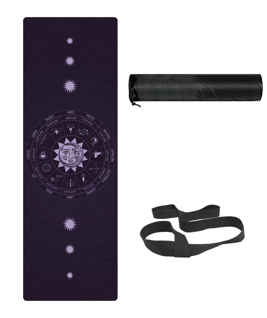 Yoga Mat Premium 6Mm Printting Thick Non Slip Exercise & Fitness Mat for All Types of Yoga, Pilates & Floor Workouts (72" X 24" X 6Mm Thick)